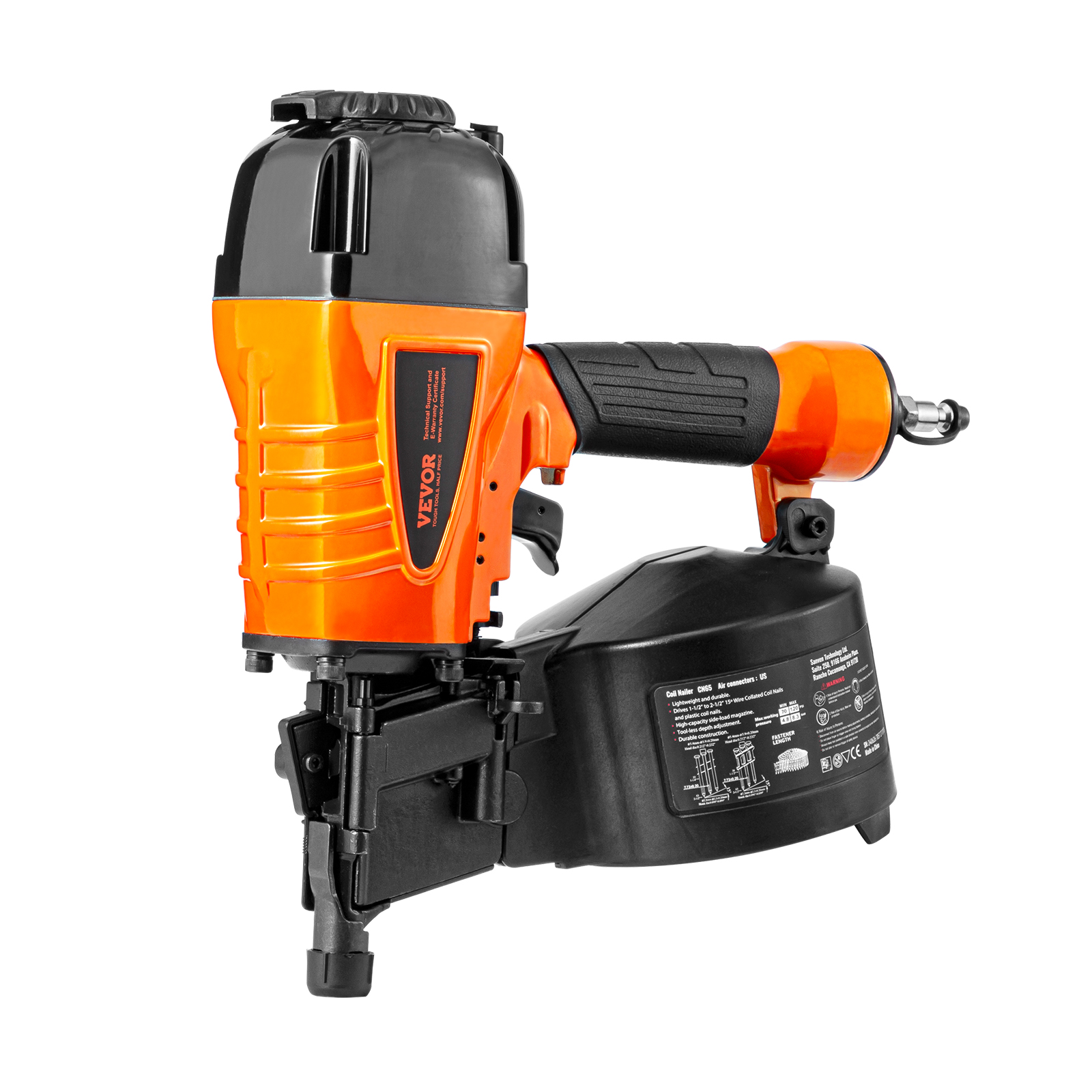 Staple Gun Electric - SucceBuy Coil Siding Nailer CN65 CN55