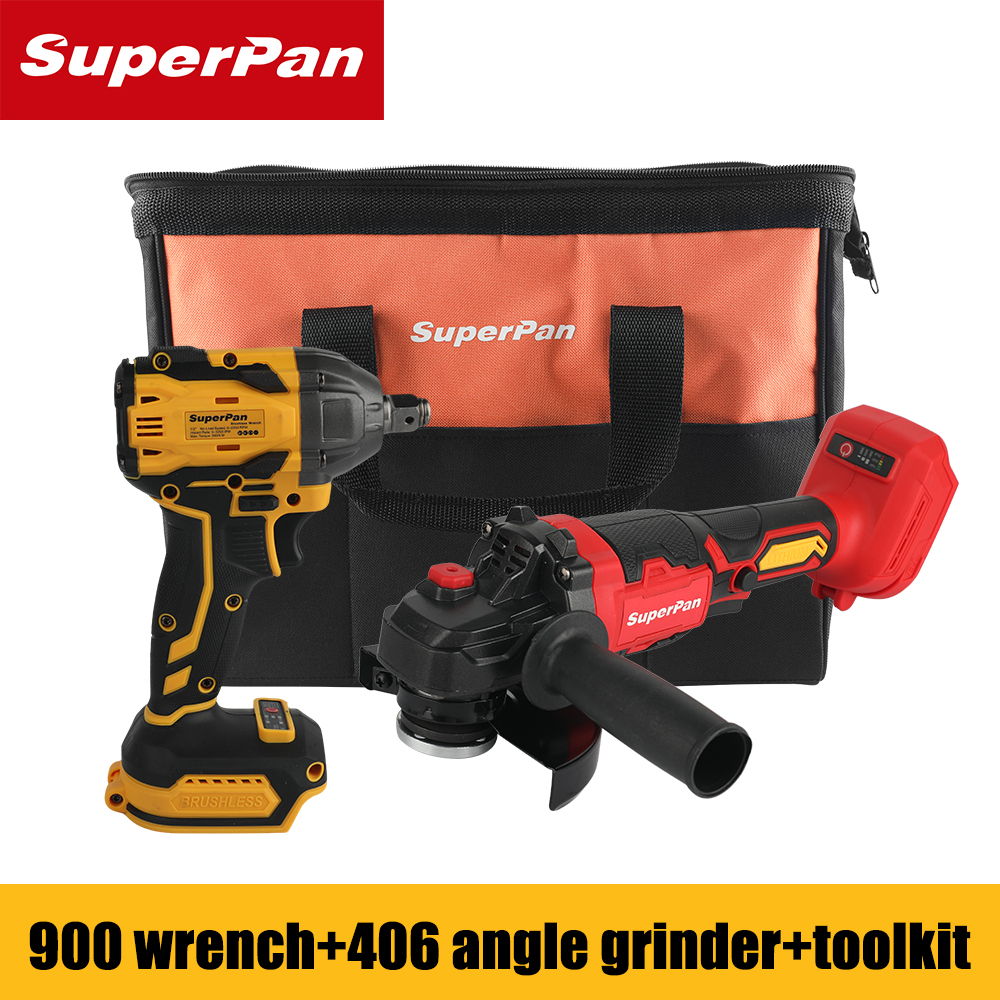 Bag Power Tools - Professional Angle Grinder & Impact Wrench
