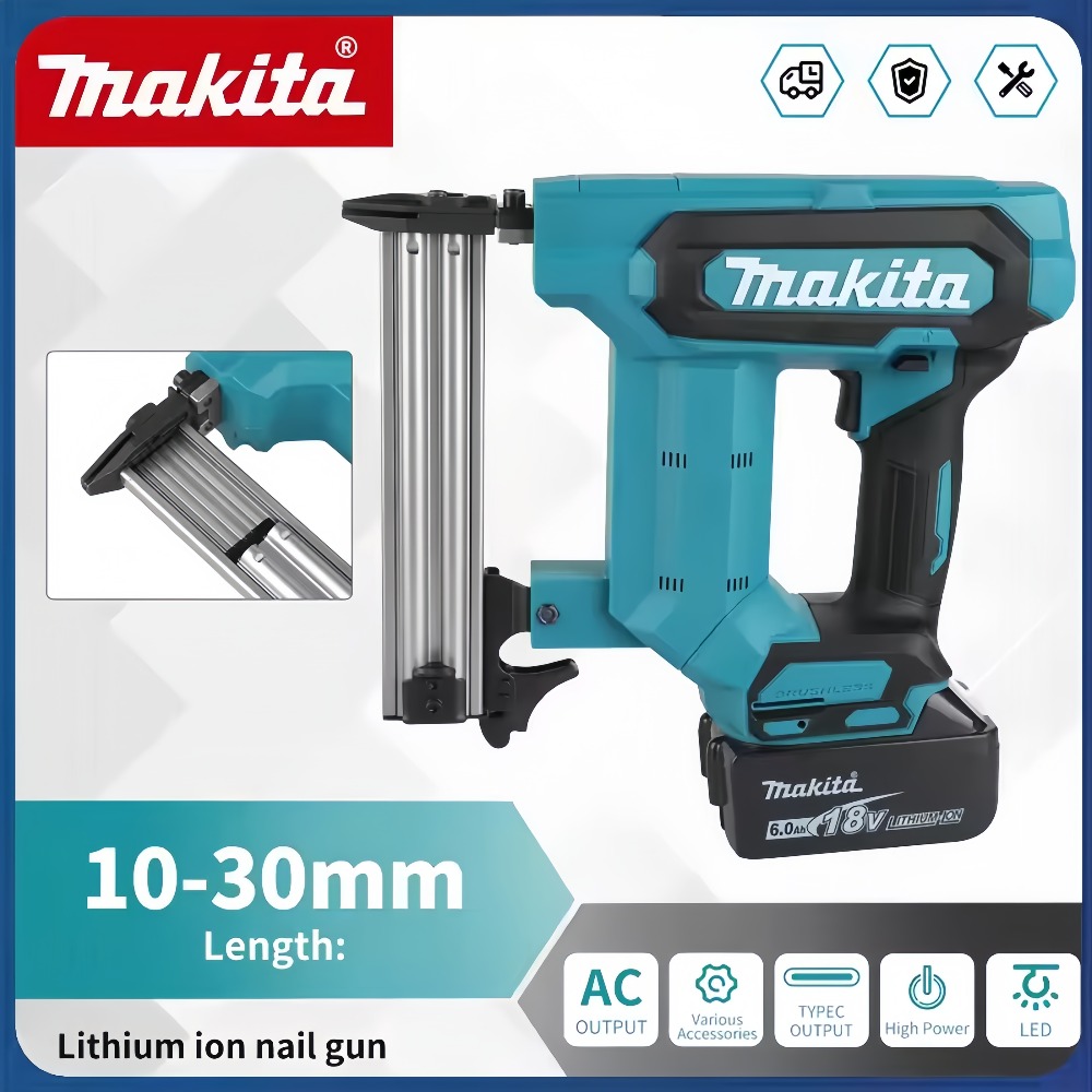Staple Gun Electric - 2026 Makita F30 Cordless Impact Staple