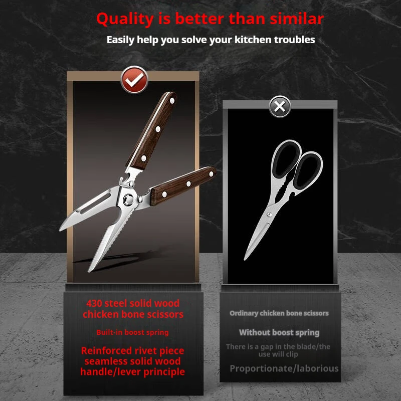 Premium Kitchen Scissors Woode - Power Tools Wood review and price