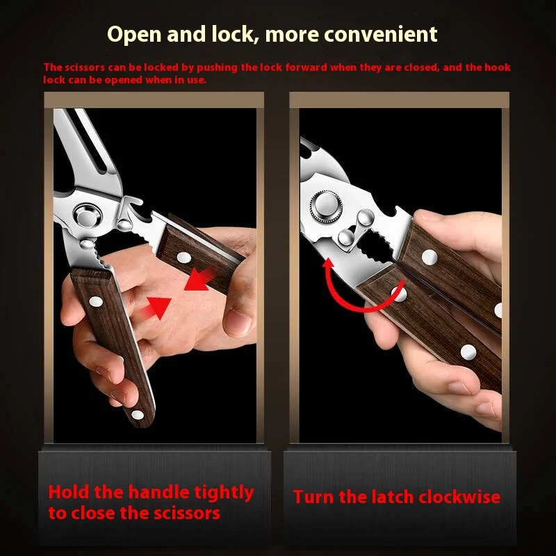 Premium Kitchen Scissors Woode - Power Tools Wood review and price