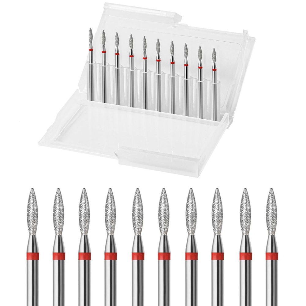 10pcs Flame Diamond Cuticle Na - Power Tools Total review and price