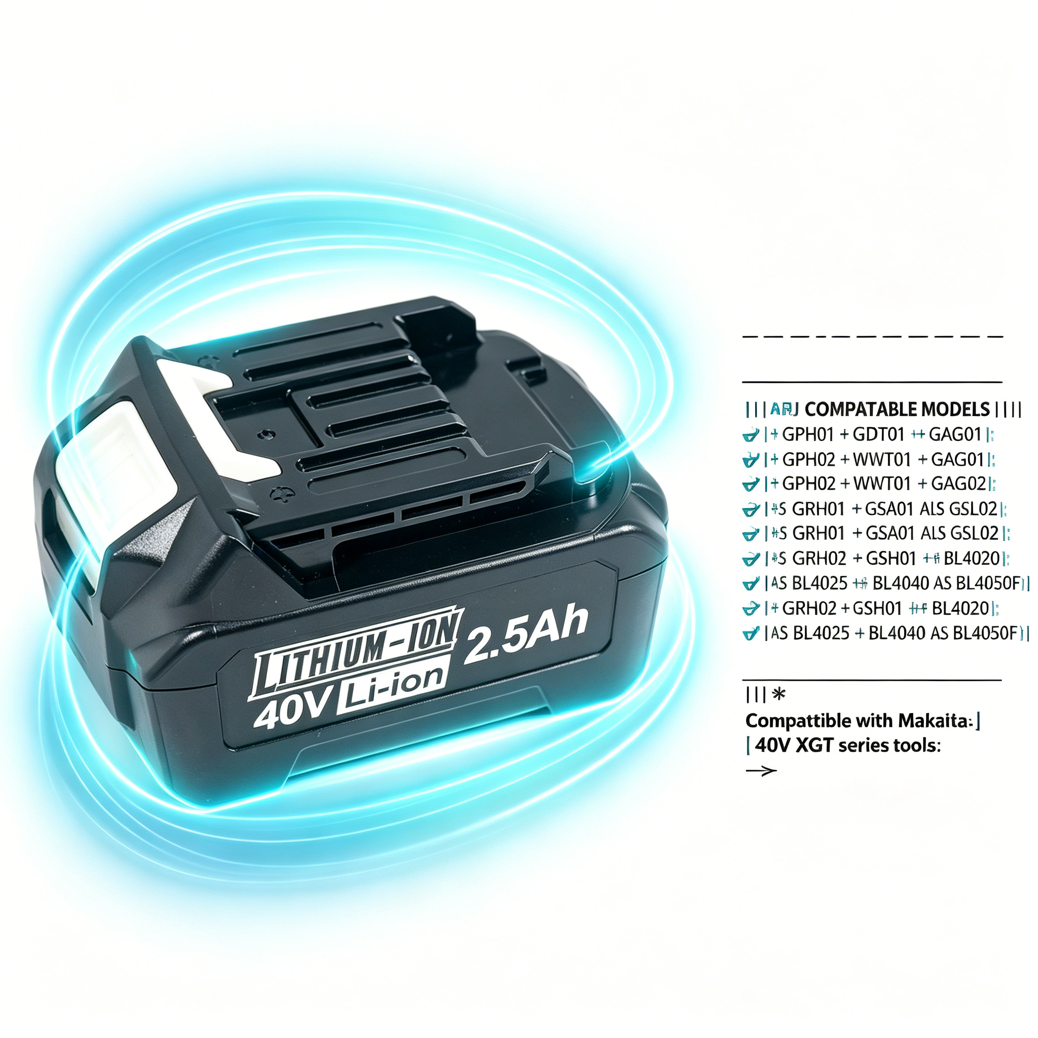 For Makita 40V XGT 2500mah 186 - Makita Power Tools Xgt review and price
