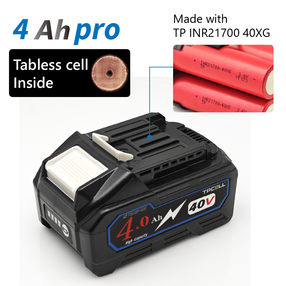 TPCELL 40V 4Ah/5Ah For MAKITA  - Makita Power Tools Xgt review and price