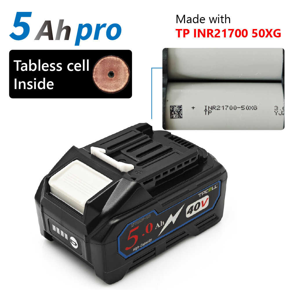TPCELL 40V 4Ah/5Ah For MAKITA  - Makita Power Tools Xgt review and price