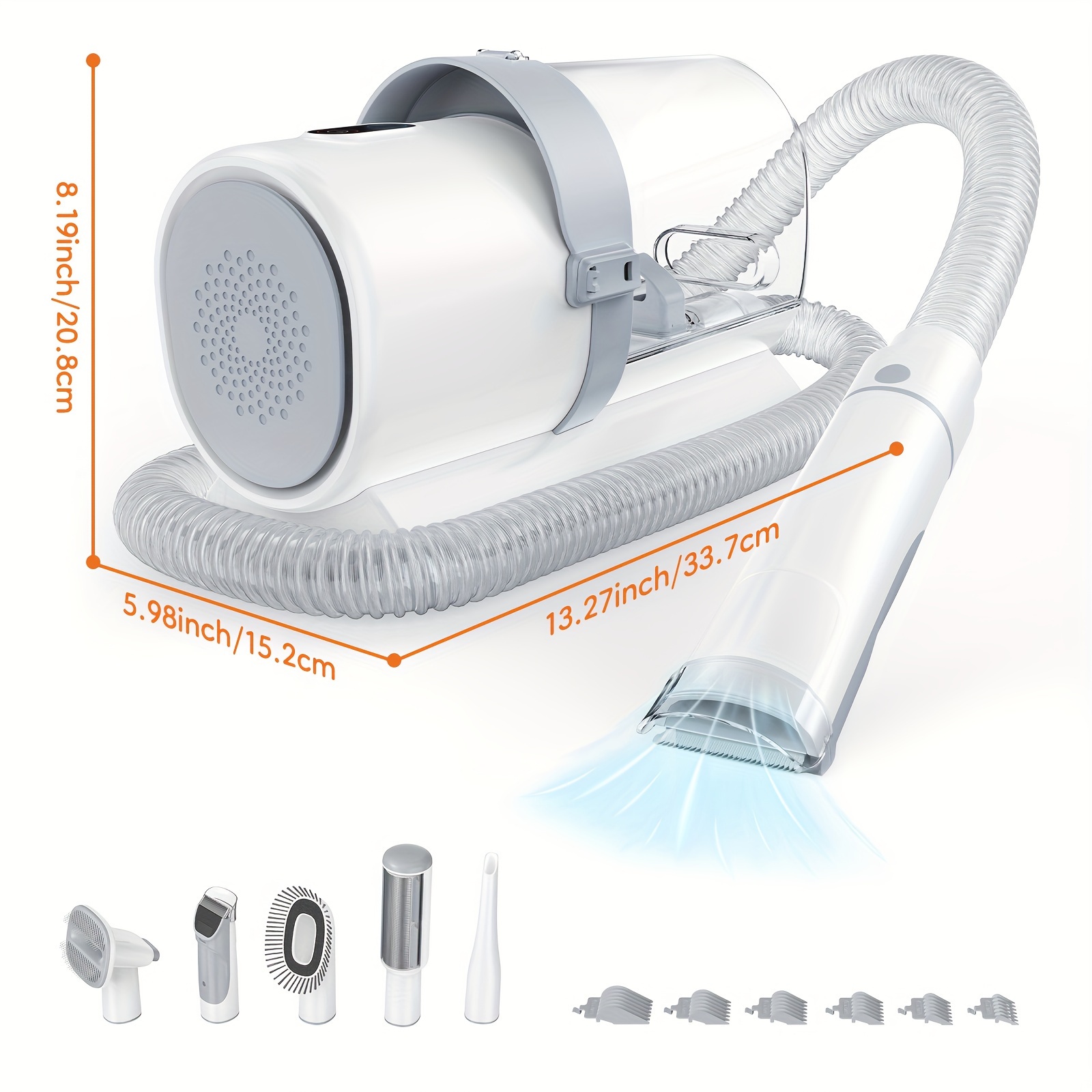 Pet Grooming Vacuum Kit 5 in 1 - Bag Power Tools review and price
