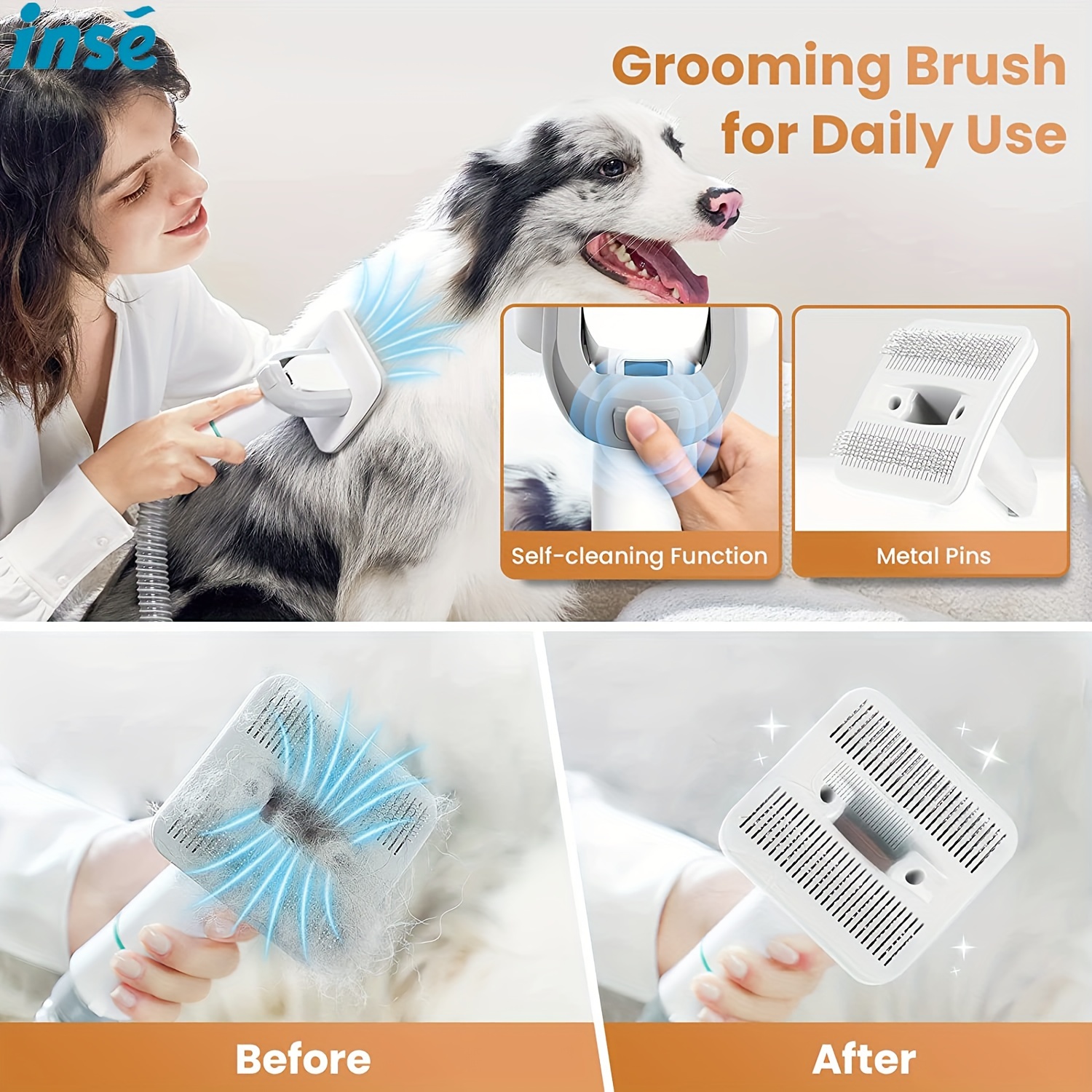 INSE P20 Pet Grooming Vacuum C - Bag Power Tools review and price