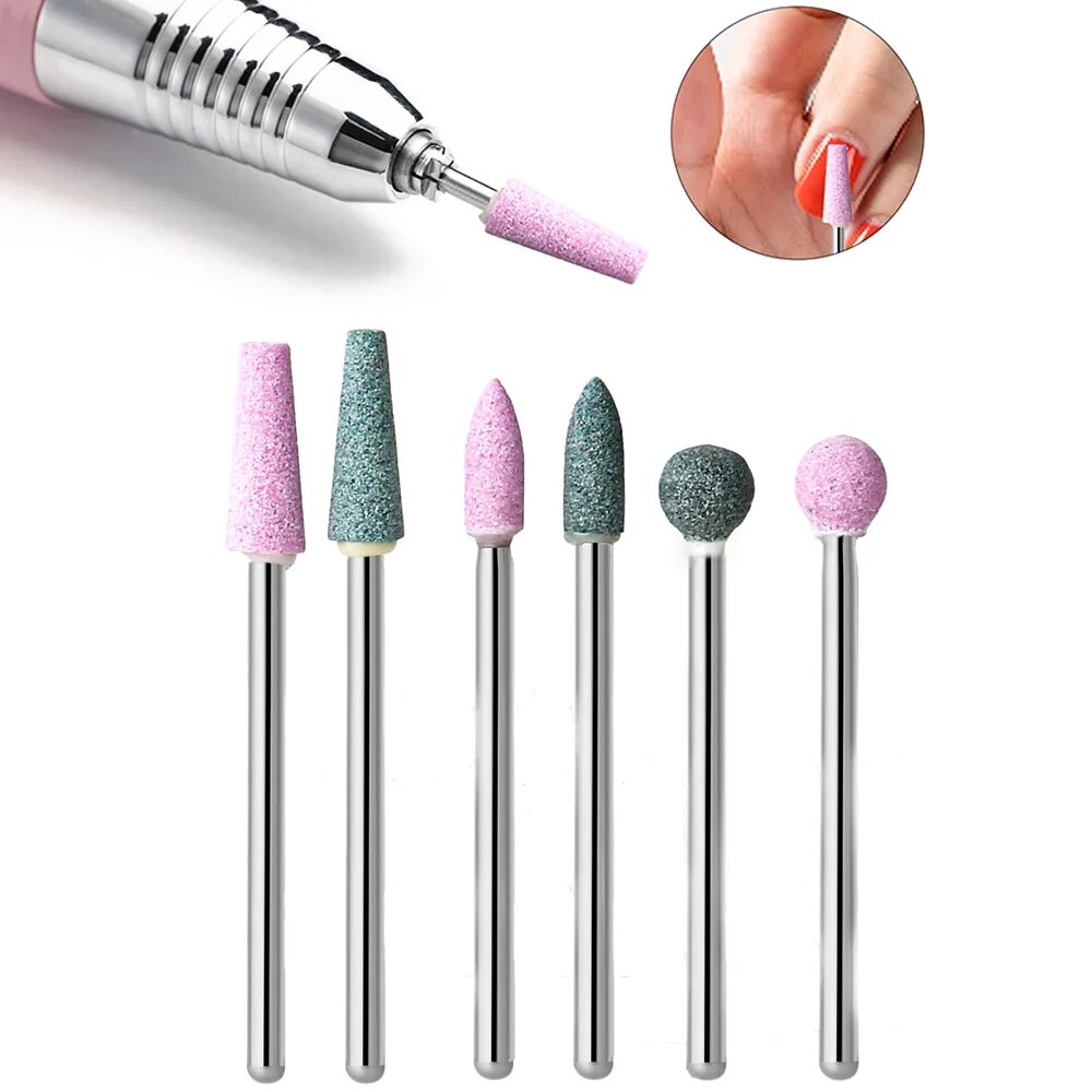 6pcs Nail Drill Bit Set Stone  - Power Tools Total review and price