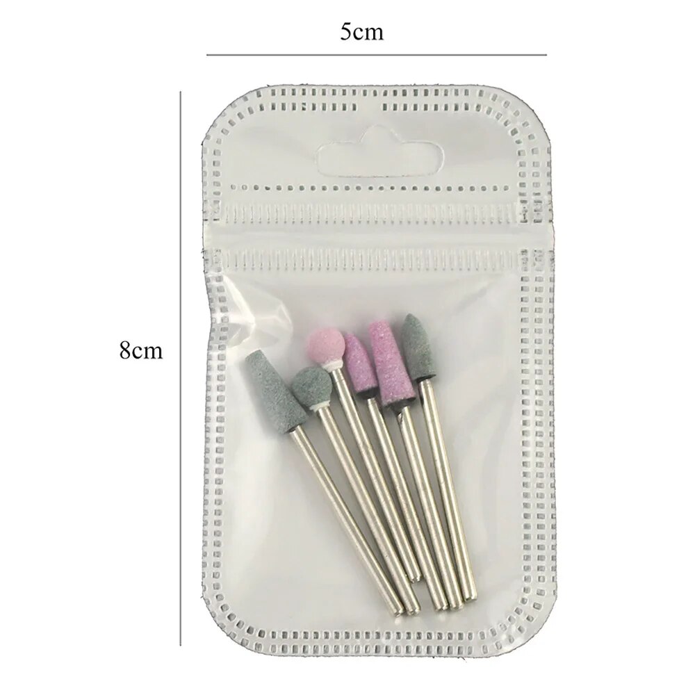 6pcs Nail Drill Bit Set Stone  - Power Tools Total review and price