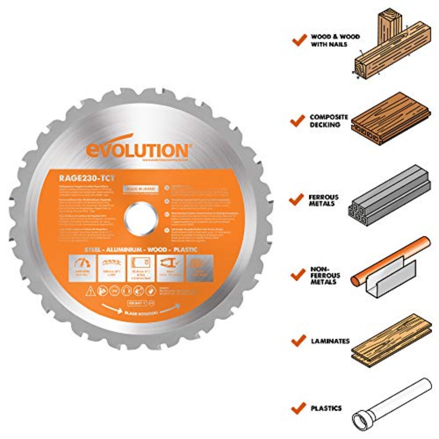 Power Tools RAGE230BLADE Multi - Power Tools Wood review and price