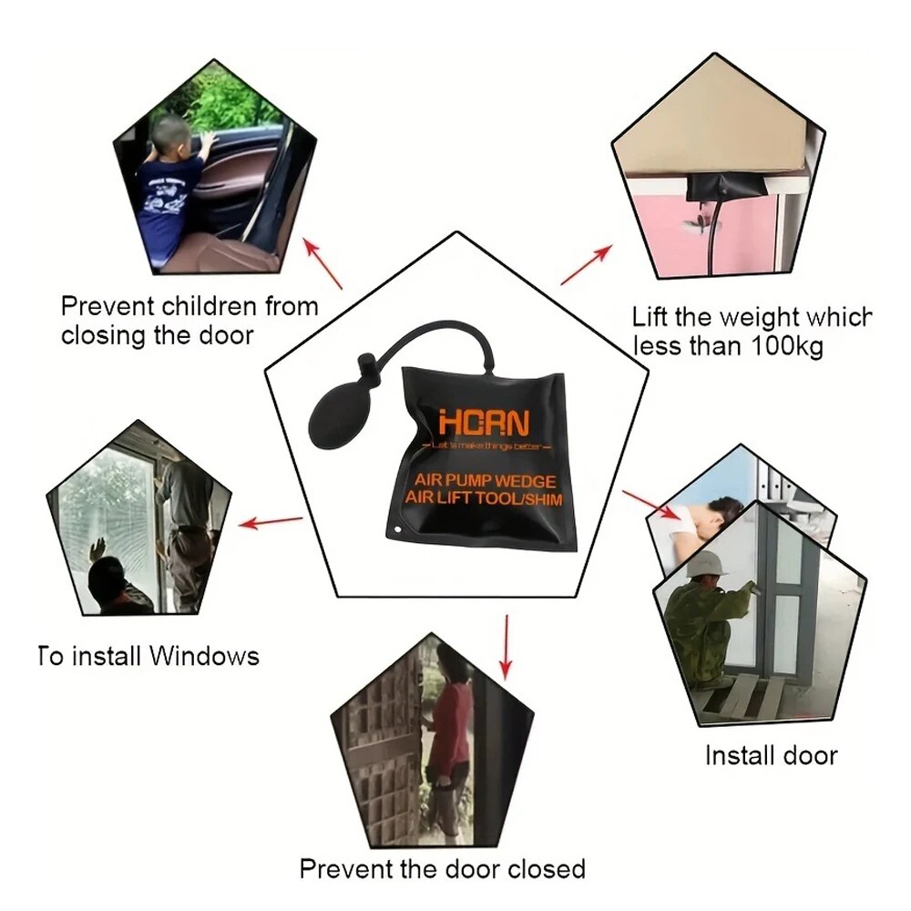 Air Pump Wedges Inflatable Air - Bag Power Tools review and price