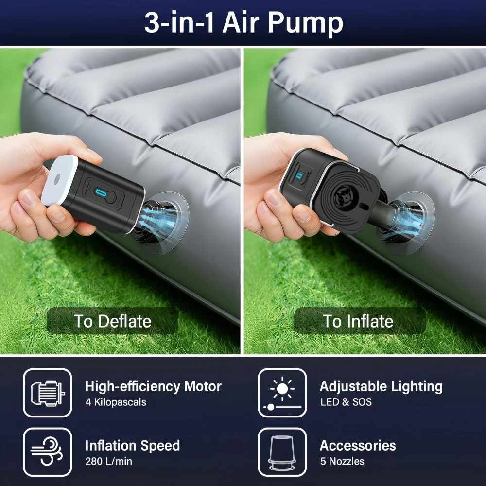 Mini Portable Air Pump，Recharg - Air Compressor Mini review and price