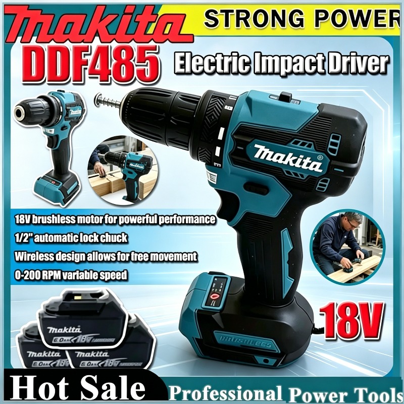 Makita DDF485 10MM Rechargeabl - Power Tools Makita Set review and price