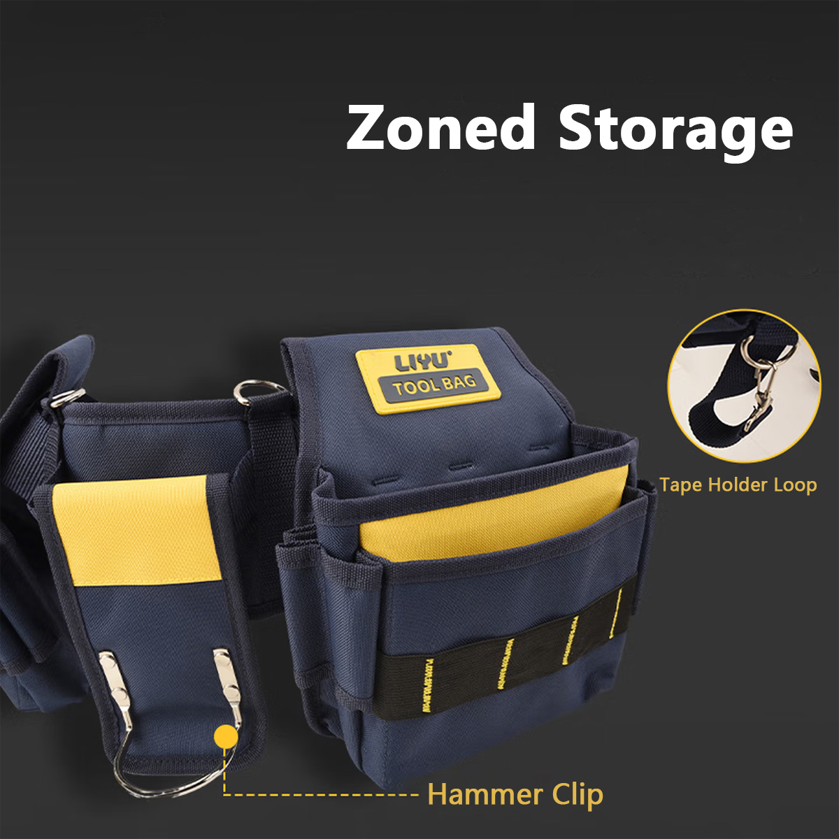 LIYU Tool Belt with Suspenders - Bag Power Tools review and price