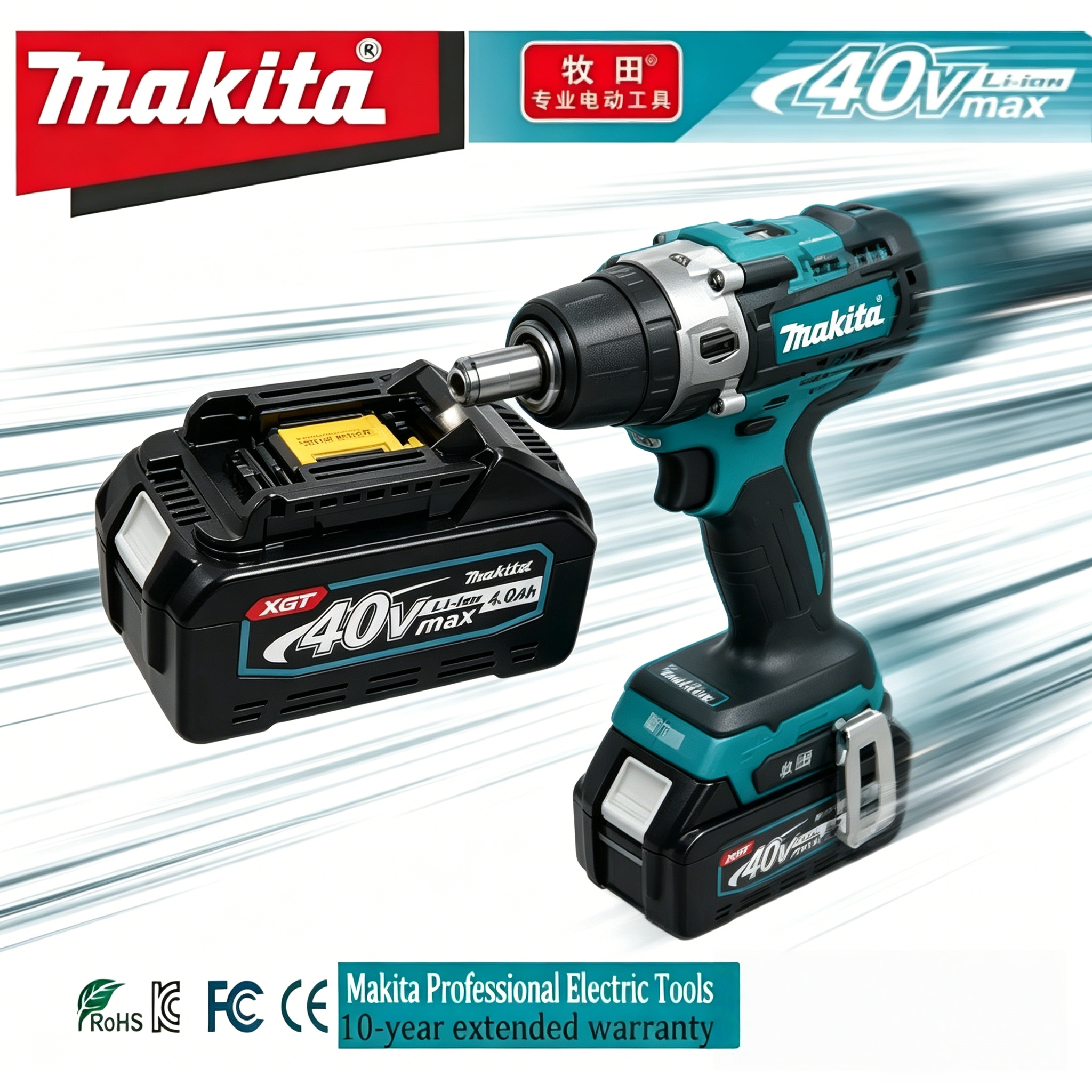 100%Makita 40V 4.0Ah XGT Lithi - Makita Power Tools Xgt review and price