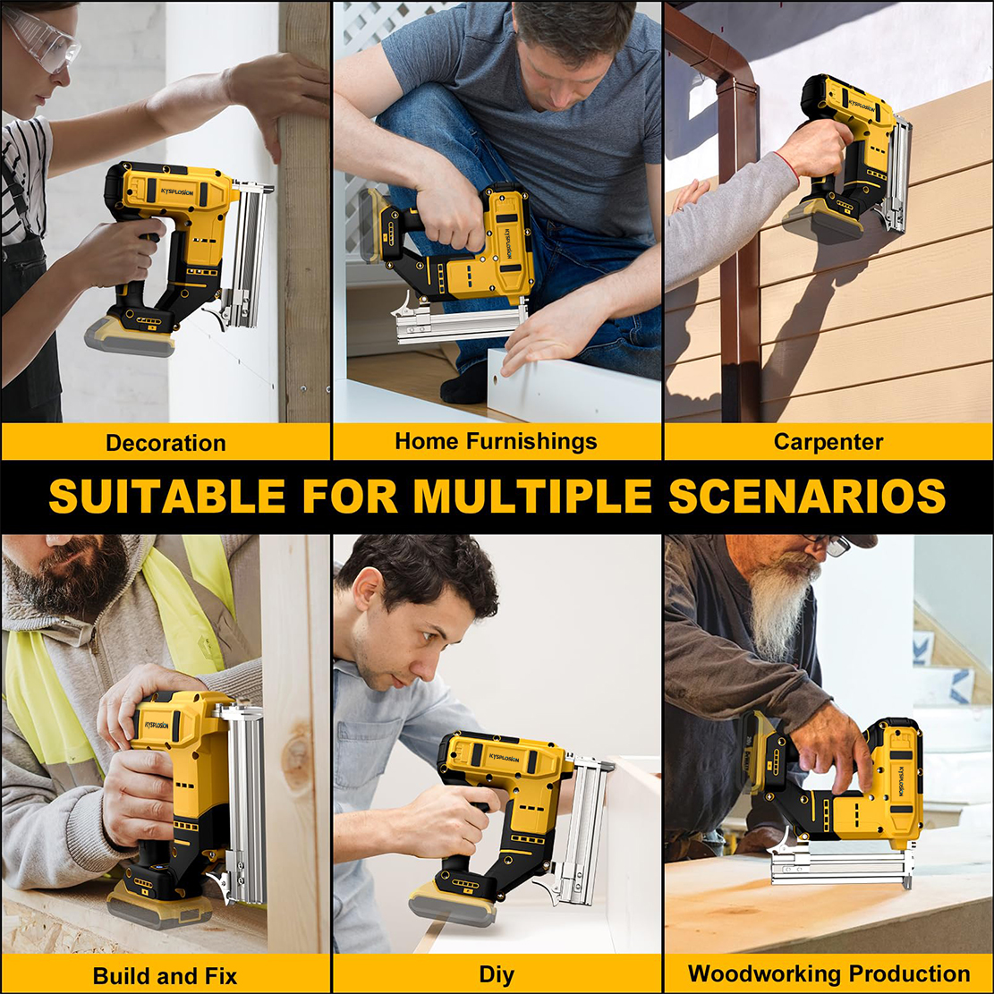 Brushless Nail Gun F30G Tacker - Staple Gun Electric review and price