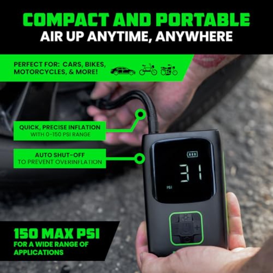 Tire Inflator Portable Air Com - Air Compressor Mini review and price