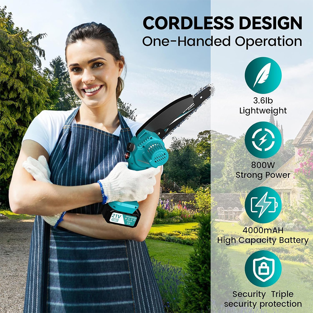 SEESII 8'' Mini Cordless Chain - Power Tools Makita Set review and price