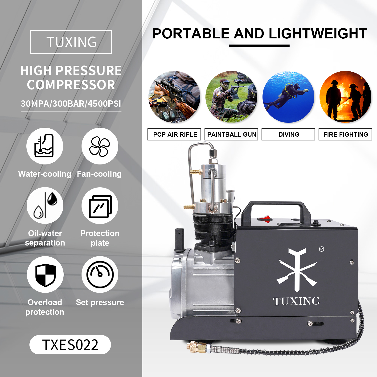 Portable Mini Single Cylinder  - Air Compressor Mini review and price