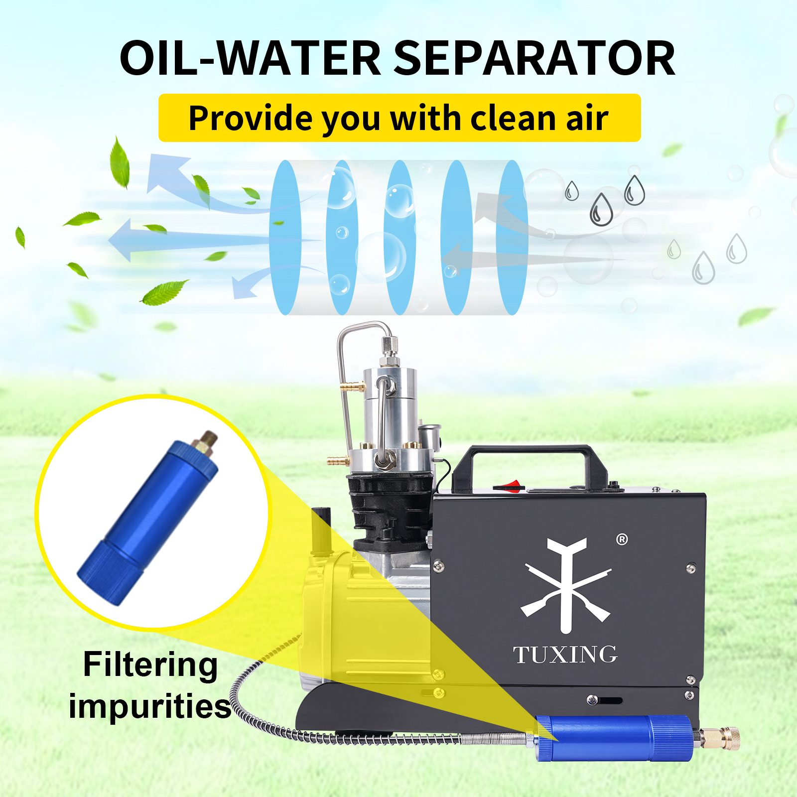 Portable Mini Single Cylinder  - Air Compressor Mini review and price