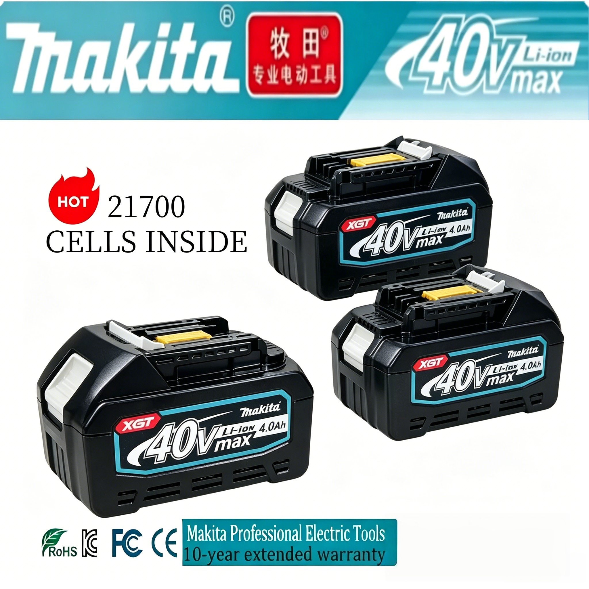 Makita Genuine BL4050F 40V 4.0 - Makita Power Tools Xgt review and price