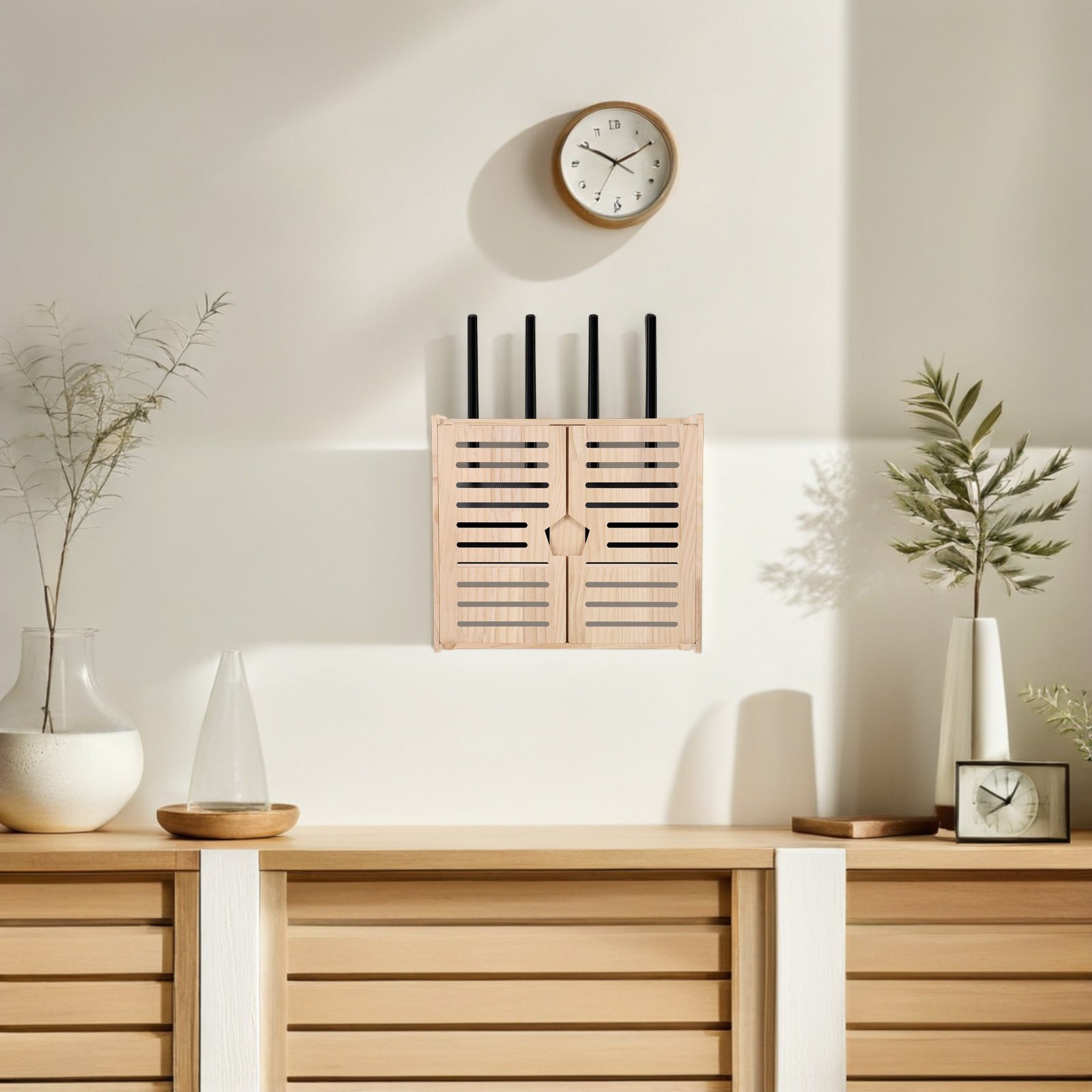 Wooden WiFi Router Storage Box - Power Tools Wood review and price