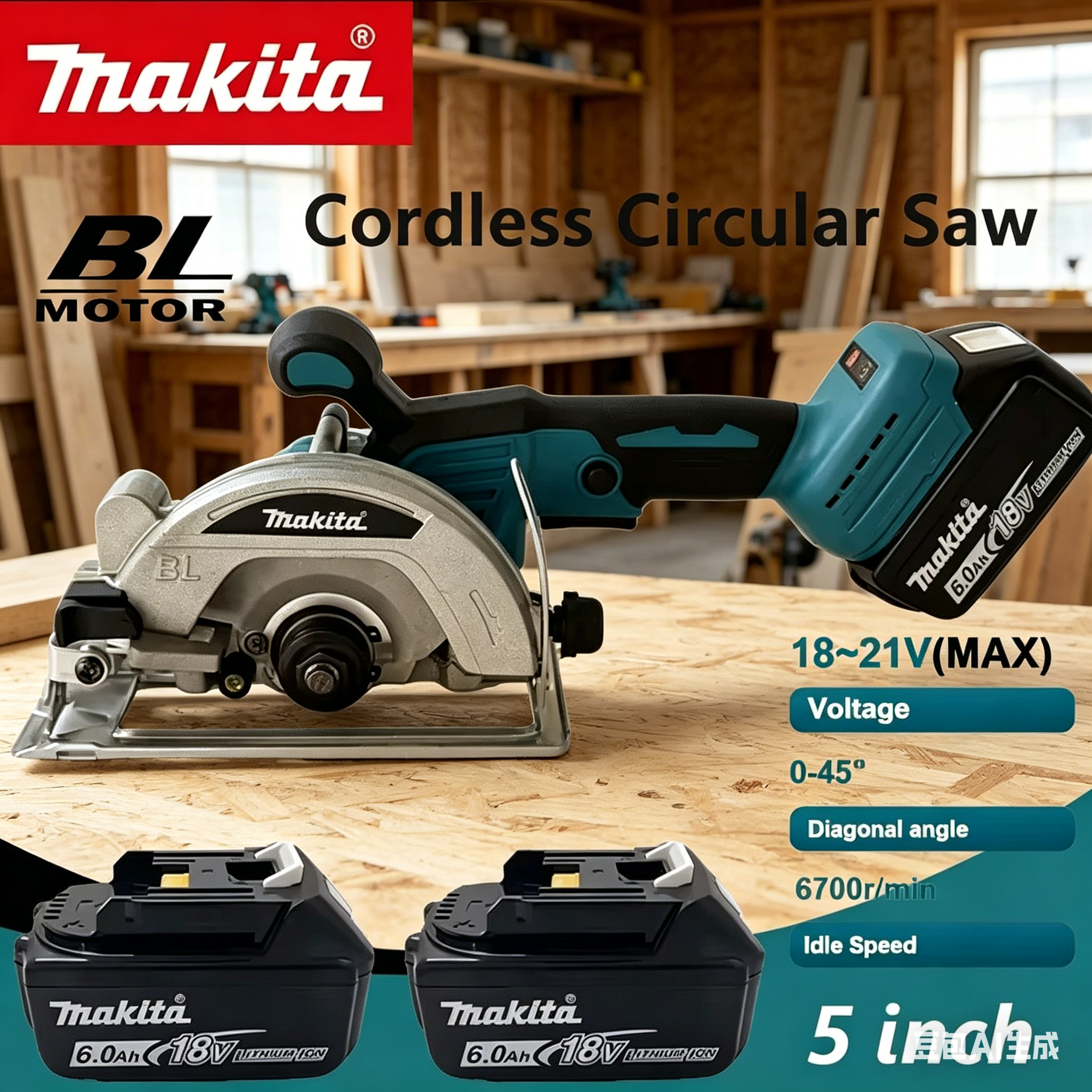Makita 5Inch Brushless Electri - Power Tools Makita Set review and price