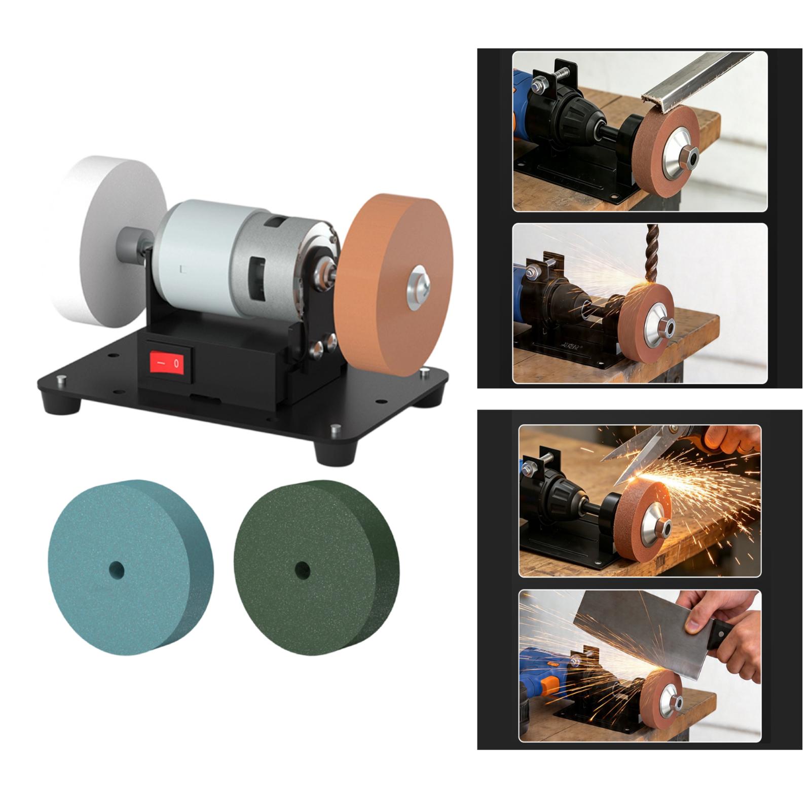 Mini Bench Grinder Tabletop El - Belt Sander Portable review and price