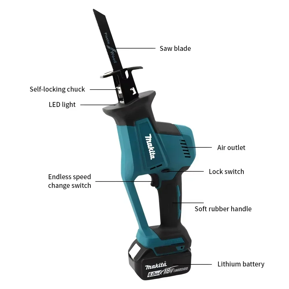 Makita DJR189 18V Cordless Ele - Power Tools Wood review and price