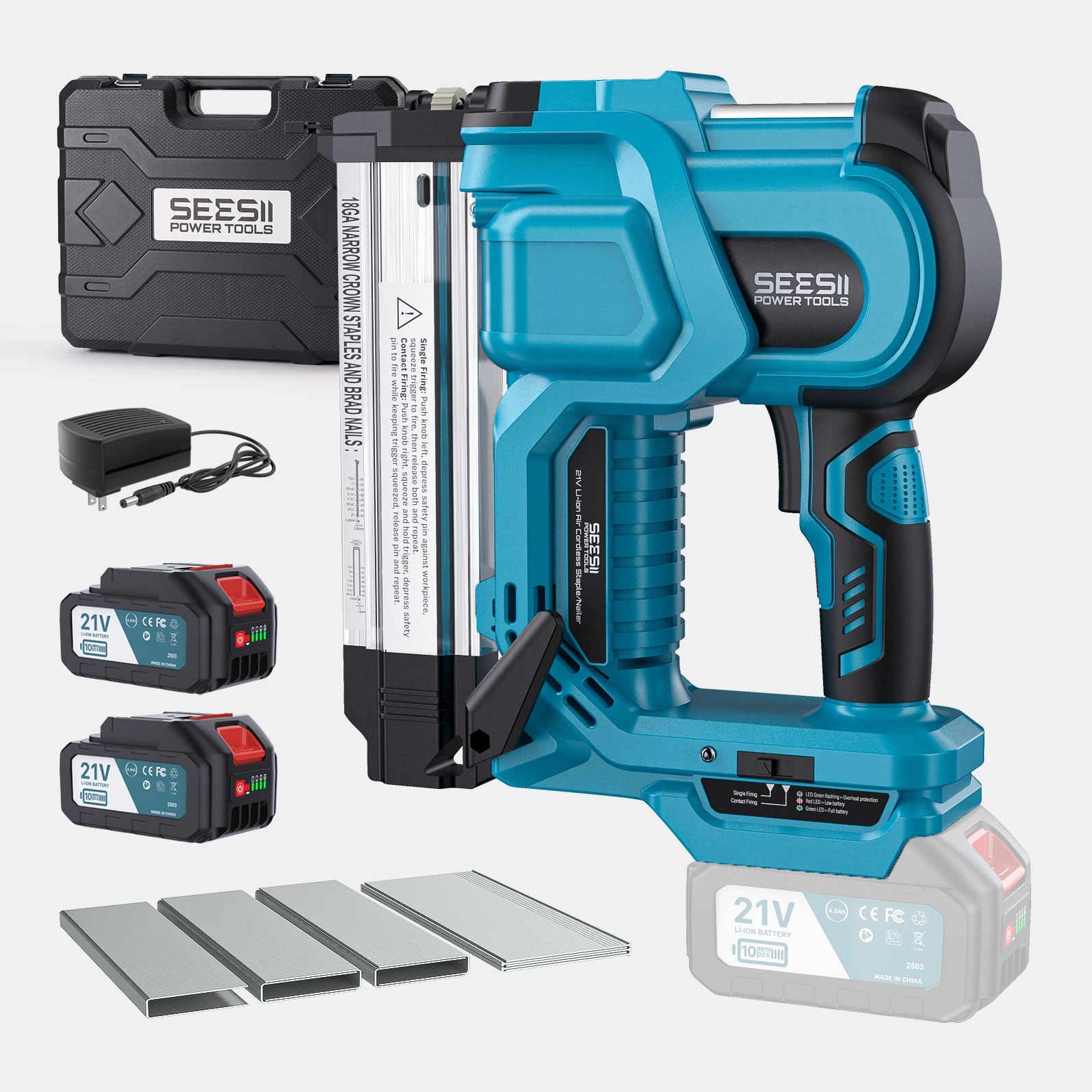 SEESII Electric Impact Nail Gu - Staple Gun Electric review and price