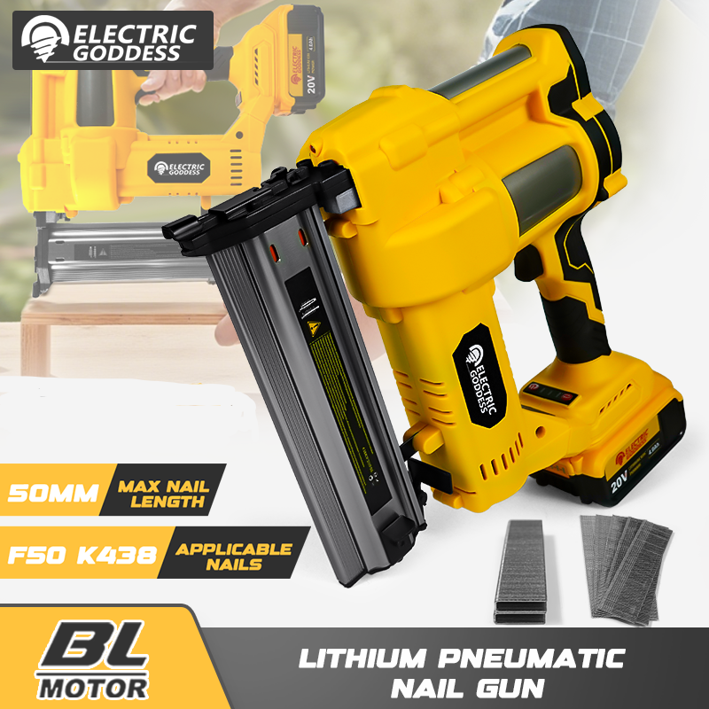 Brushless Electric Brad Nail G - Staple Gun Electric review and price