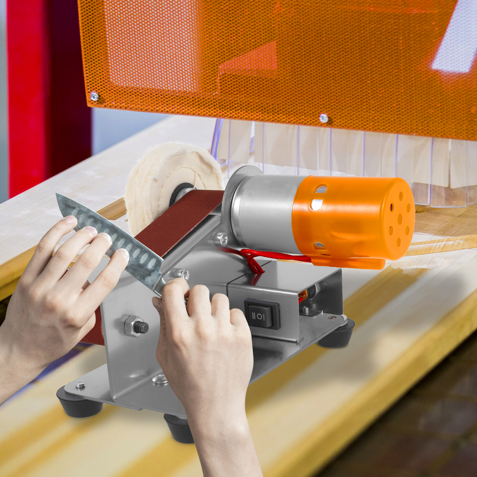 Mini Belt Grinding Machine Too - Belt Sander Portable review and price
