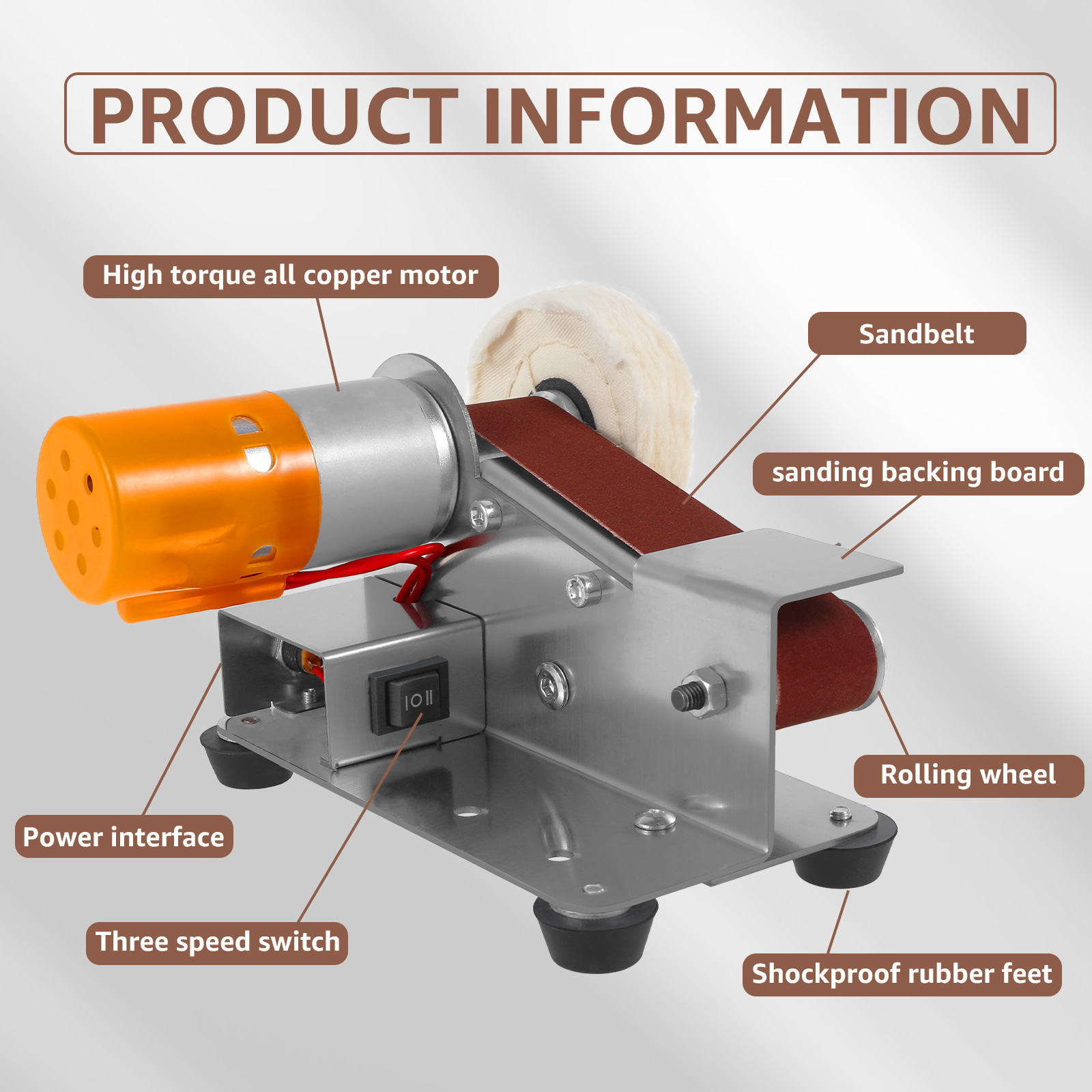 Mini Belt Grinding Machine Too - Belt Sander Portable review and price
