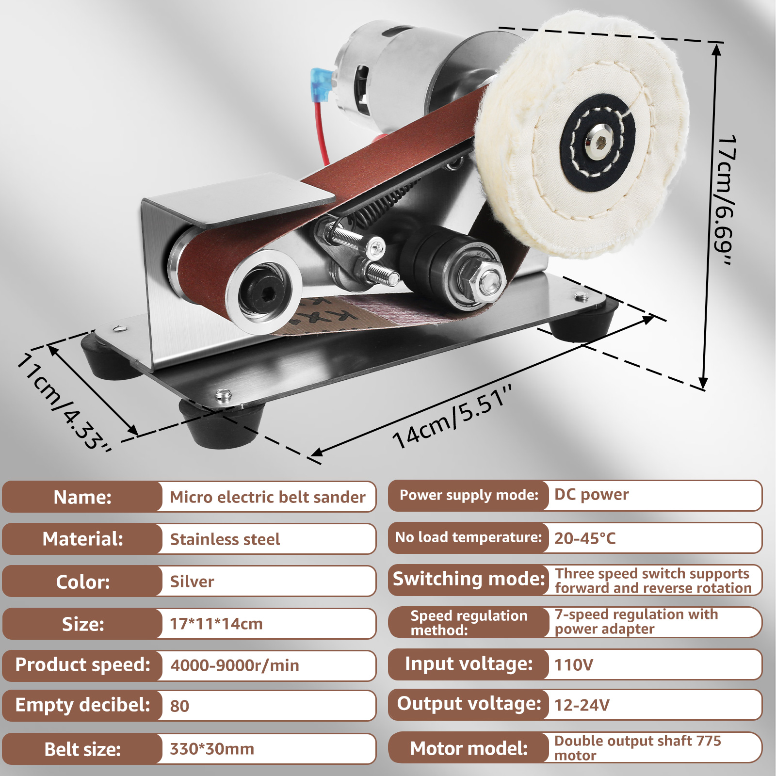 Mini Belt Grinding Machine Too - Belt Sander Portable review and price