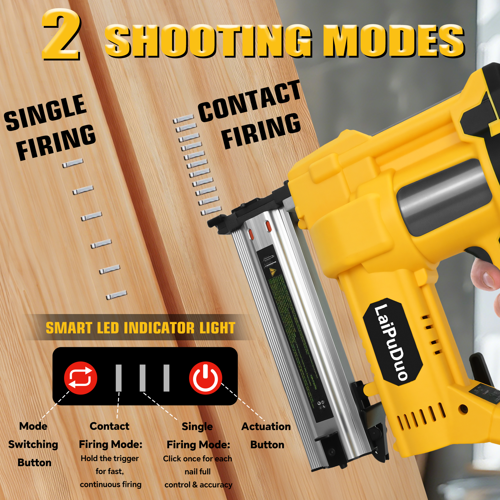 Brushless Electric Brad Nailer - Staple Gun Electric review and price