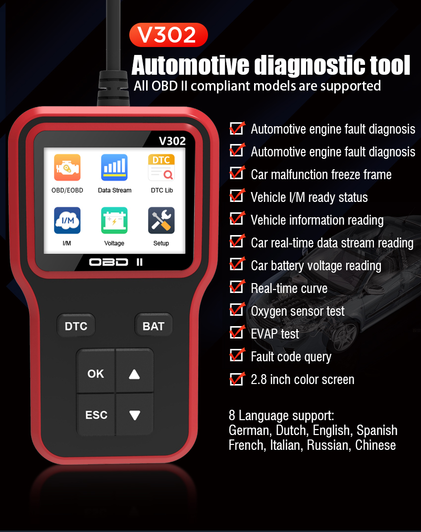 Professional Car Code Reader D - Power Tools English review and price